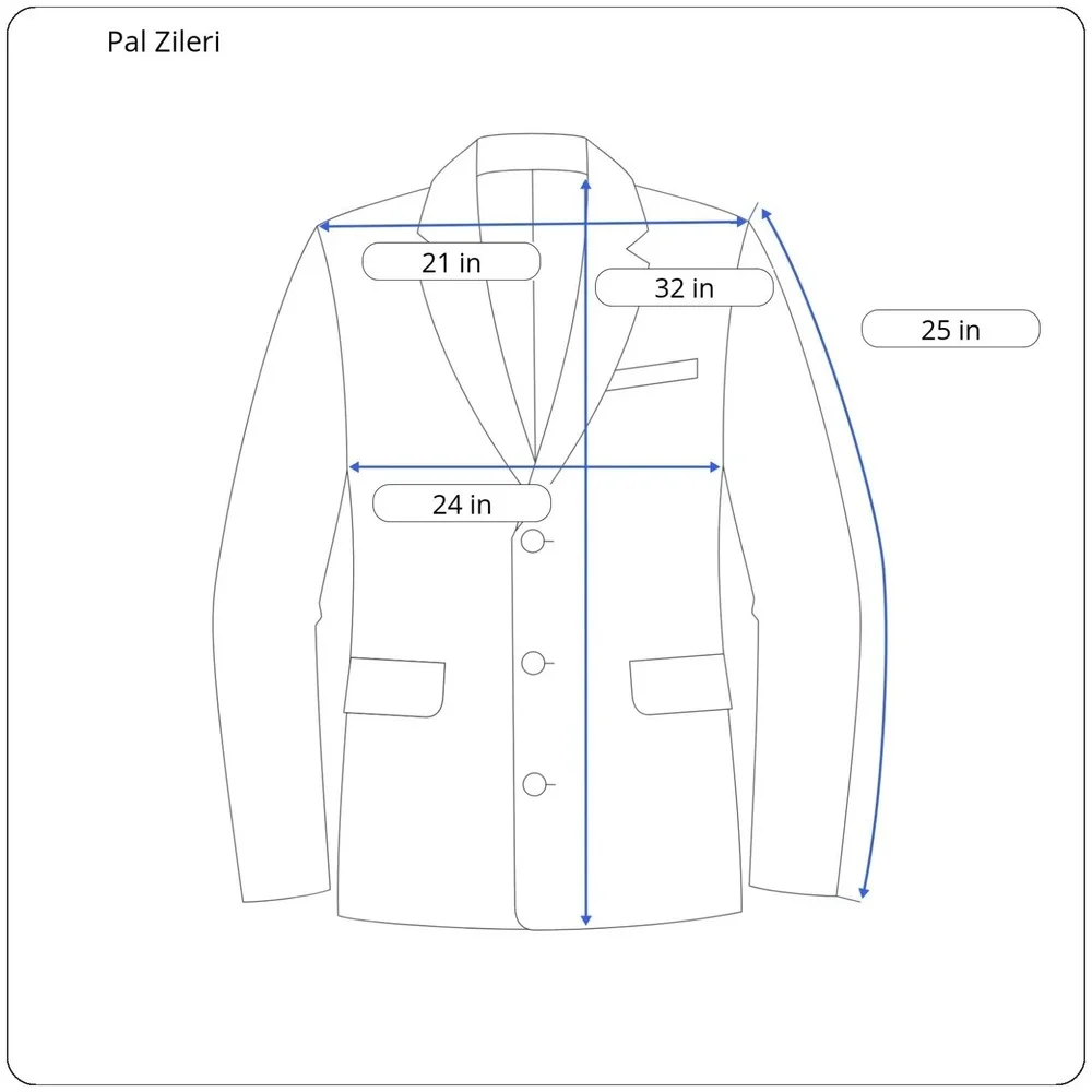 Pal Zileri Wool Silk‎ Windowpane Check Suit Jacket Men's 48R Blue Woven Notch